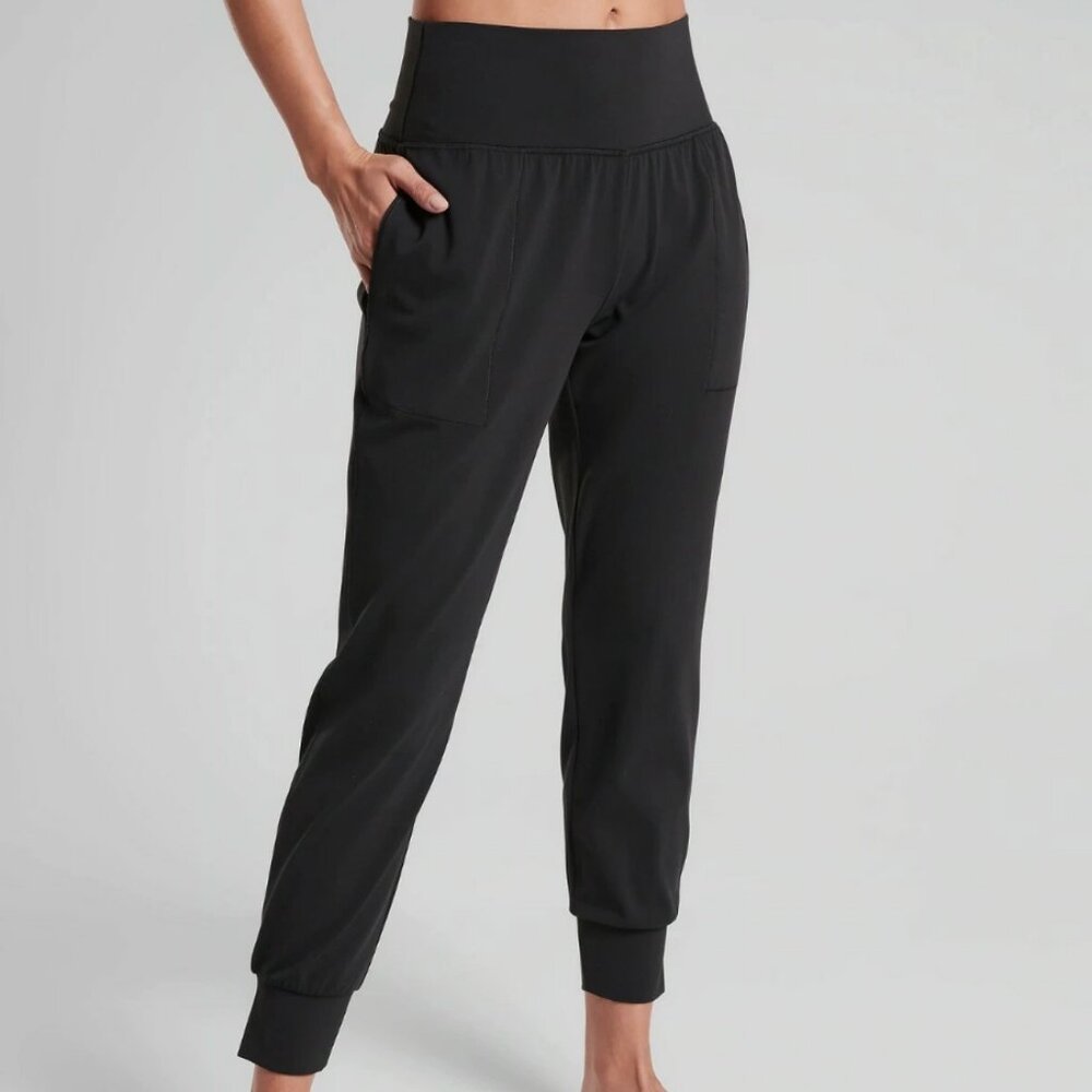 Athleta Salutation Highrise Jogger XL Black